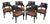 Set of 6 Maitland Smith Leather Lionhead Armchairs For Sale
