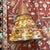 Copper Art Nouveau Art Glass + Copper Pendant Light For Sale - Image 8 of 12