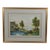 Manuel Robbe (1872-1936) "River Landscape" Aquatint, Color Print, Signed For Sale