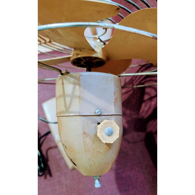 Vintage Desk Fan Toastmaster Mid-Century Working For Sale - Image 4 of 6