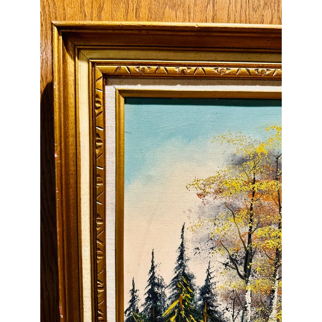 Vintage Framed Landscape Oil Painting, 1970's Chairish
