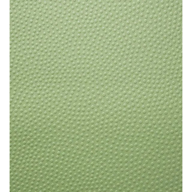 Contemporary Jean Paul Gaultier for The House of Scalamandré Embosse Wallcovering, Vert For Sale - Image 3 of 3