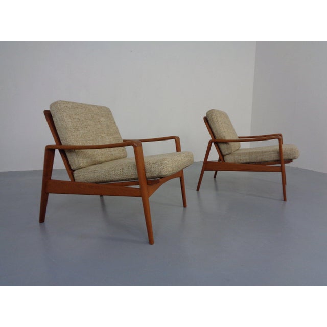 Danish Modern Living Room Set by Arne Wahl Iversen for Komfort, 1960s, Set of 3 For Sale - Image 10 of 18