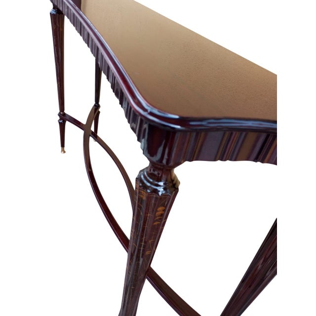 Paolo Buffa Italian Console Table by Paolo Buffa, 1950s For Sale - Image 4 of 14