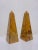 Postmodern Pair Lacquered Tobacco Leaf Obelisk, Giovanni Patrini, Italy 1980 For Sale - Image 3 of 9