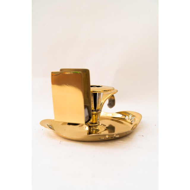Vintage Art Deco Candleholder with Matchbox Holder, 1920s For Sale - Image 4 of 10