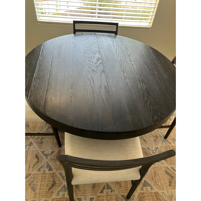 Pottery Barn Pottery Barn Benchwright Dining Table. Restorative Hardware Dining Chairs For Sale - Image 4 of 4