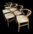 A very nice set of six wishbones from Hans Wegner for Carl Hansen & Son, I have official proof of authenticity such as...