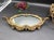 Glass Antique Czech Gilt Bronze Coupe and Plateua Centerpiece With a Bohemian Glass Fruit Arrangement. For Sale - Image 7 of 13