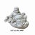 Chinese Small Finish Off White Color Porcelain Happy Buddha Statue For Sale - Image 3 of 6