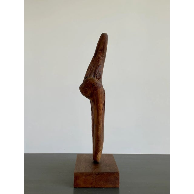 ビンテージ　70s wood sculpture オリーブ ビンテージ 70s wood sculpture オリーブ