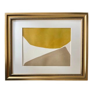 2023 "Ciottolo" Contemporary Abstract Painting on Paper by Artist r.k. Red For Sale