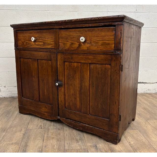 Antique Primitive Farmhouse Jelly Cupboard Pie Safe For Sale - Image 12 of 13