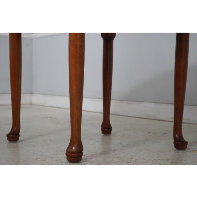 Stickley Cherry Valley Round Dining Room Table For Sale - Image 9 of 18
