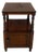 Antique English Victorian Mahogany Bedside Cupboard, 1860s For Sale