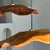 Large Wavy Leaf-Shaped Teak Pendant Light For Sale - Image 14 of 18