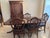 Auburn 1940s Duncan Phyfe Georgian Style Mahogany Dining Table and Shield Back Chairs - Set of 7 For Sale - Image 8 of 10