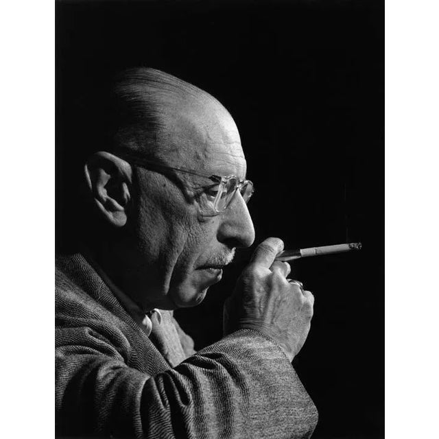 1952 "Igor Stravinsky" Black and White Photograph Signed Print by Eric Skipsey For Sale