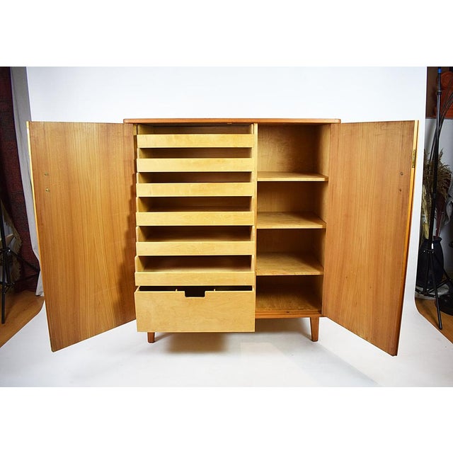 1950s Linen Cabinet Chest of Drawers from Svenska Möbelfabrikerna Bodafors, Sweden, 1940s-1950s For Sale - Image 5 of 9