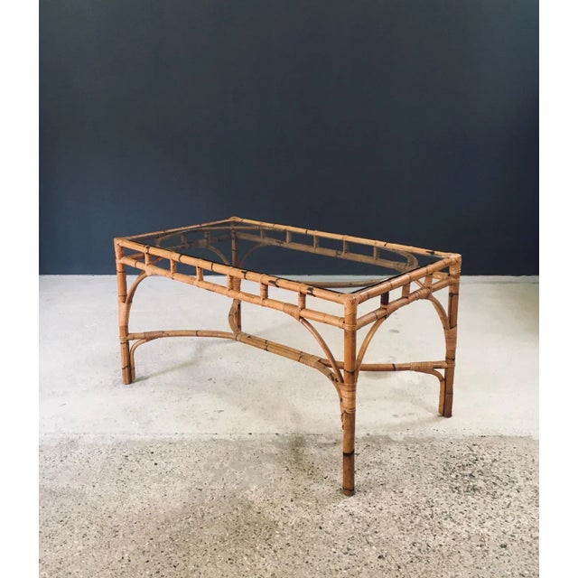 Mid-Century Chippendale Bamboo Dining Table, Italy, 1960s For Sale - Image 9 of 18