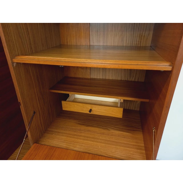Vintage Scandinavian Style Teak Secretaire Cabinet, 1960s For Sale - Image 16 of 17