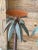1980s Pair of Vintage Sculptural Metal Palm Tree Floor Candle Holders For Sale - Image 5 of 13