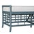 David Francis Luna Bench - Regatta Blue For Sale - Image 4 of 7