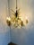 French Floral and Wheat Tole 6-Light Chandelier from Sofidis FlorArt, Late 20th Century For Sale - Image 12 of 18
