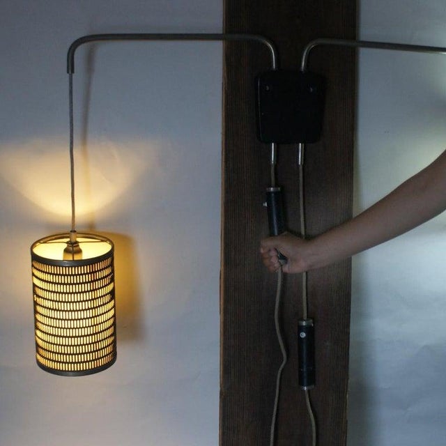 1950s Wall-Mounted Adjustable Double Lights For Sale - Image 4 of 5