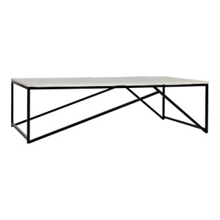 NOIR Molimo Coffee Table with Black Metal For Sale
