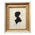 Vintage Silhouette Portrait in Gilt Frame For Sale
