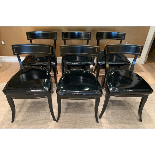 Vintage Cane Seat Side Chairs- Set of 6 For Sale - Image 13 of 13