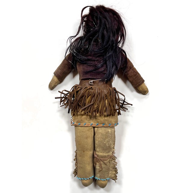 19th Century Antique Native American Plains Indian Doll For Sale - Image 5 of 13