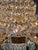 Antique French Empire Crystal Tent and Basket Chandelier Brass For Sale - Image 10 of 14