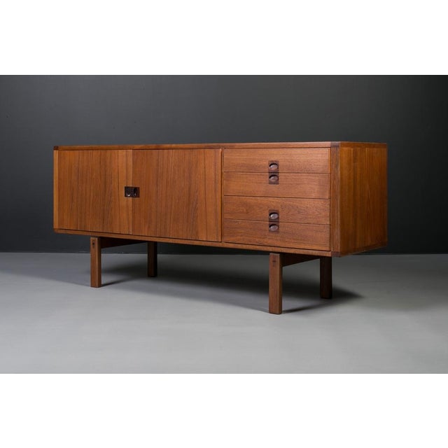 Mid-Century Modern Corona Sideboard in Teak by Lennart Bender for Ulferts, 1960s For Sale - Image 3 of 14