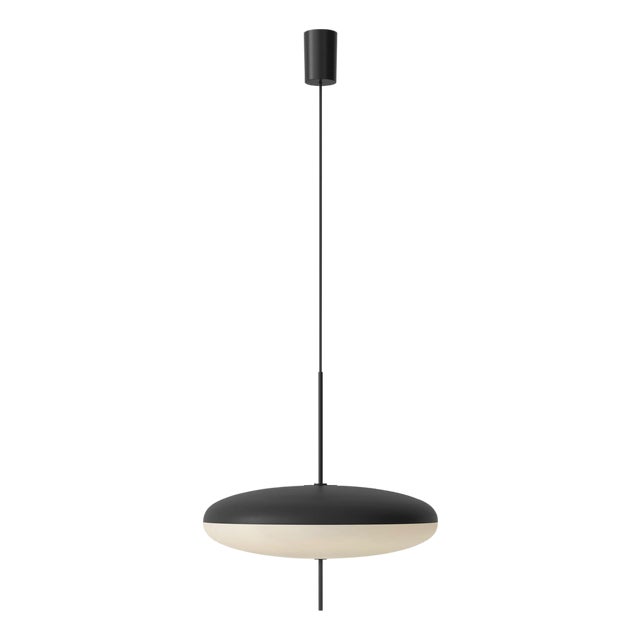 Model 2065 Lamp with Black White Diffuser by Gino Sarfatti for Astep For Sale