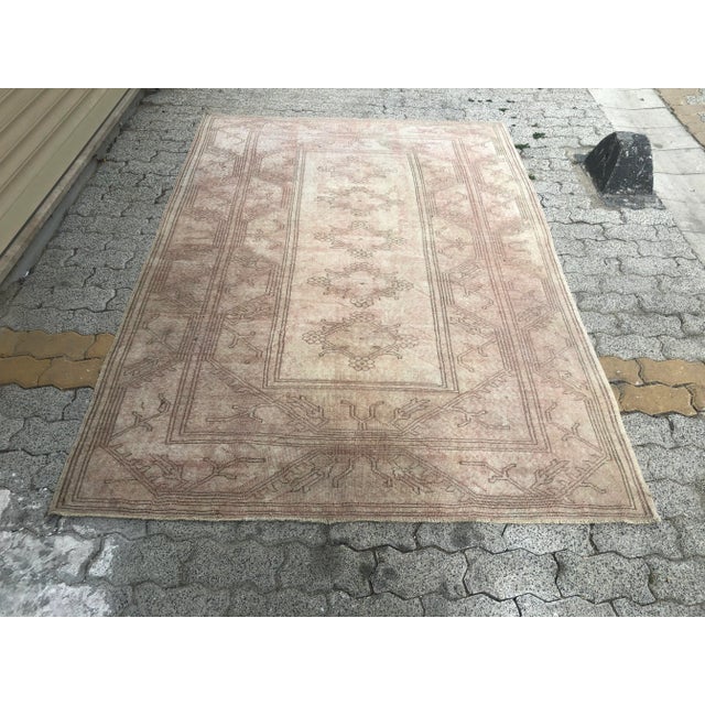 Vintage Handmade Tribal Rug For Sale - Image 11 of 11