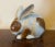 Ceramic Antique 19th Century Japanese Meiji Kutani Porcelain Model of a Rabbit or Hare For Sale - Image 7 of 12