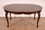 Baker Furniture Style French Provincial Louis XV Carved Cherry Wood Extension Dining Table | Newly Refinished For Sale In South Bend - Image 6 of 17