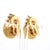 15mm Mabe Pearl & Diamond 14k Gold Retro Era Lever Back Earrings, Pair For Sale In Miami - Image 6 of 7