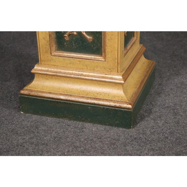 Venetian Style Gilded and Paint Decorated Planter with Stand For Sale - Image 12 of 13