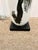 2010s Currey & Co Modern Asian Inspired Black & White Porcelain Lamp. For Sale - Image 5 of 5