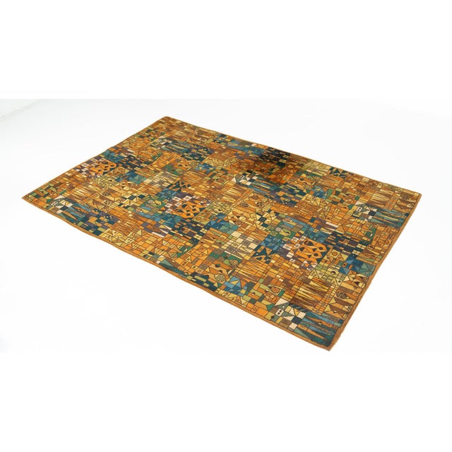 1960s Vintage Rug by Parsa for Vorwerk, Germany, 1960s For Sale - Image 5 of 11