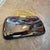 1940s Dark Faux Tortoiseshell Bakelite and Brass Italian Evening Bag For Sale - Image 11 of 14