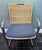 Brown Set of 4 Attributed Chromcraft Cantilever Chairs With Wicker Backrest For Sale - Image 8 of 12