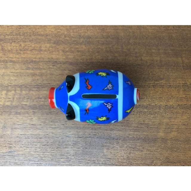 Small Postmodern Piggy Penny Bank by Ambrogio Pozzi & Sieger Design for Ritzenhoff For Sale - Image 6 of 17