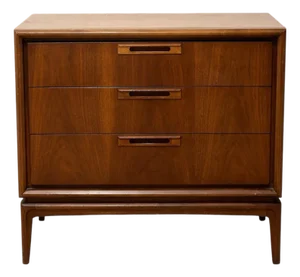 Mid 20th Century Lowboy 3 Drawer Chest of Drawers