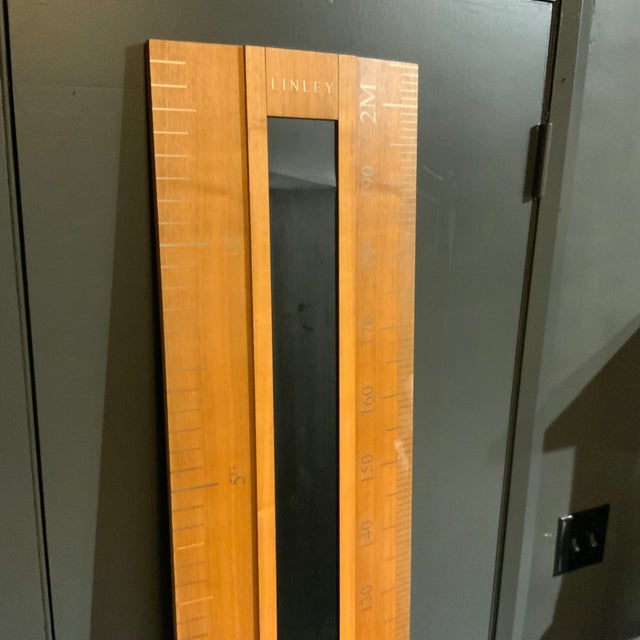 David Linley Life Size Height Chart in Walnut For Sale In West Palm - Image 6 of 6