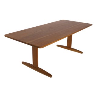 Large Vintage Oak Table by Børge Mogensen, 1960s For Sale