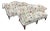 Vintage Hickory Chair Chinese Chippendale Floral Upholsterered Camelback Sofas in Lee Jofa Fabric - A Pair For Sale